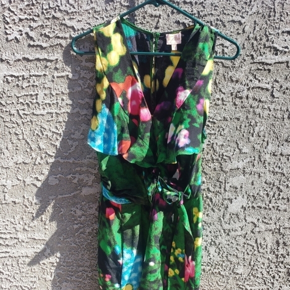 Tracy Reese Flounced Romper, Into Theβ Garden, - Picture 5 of 7